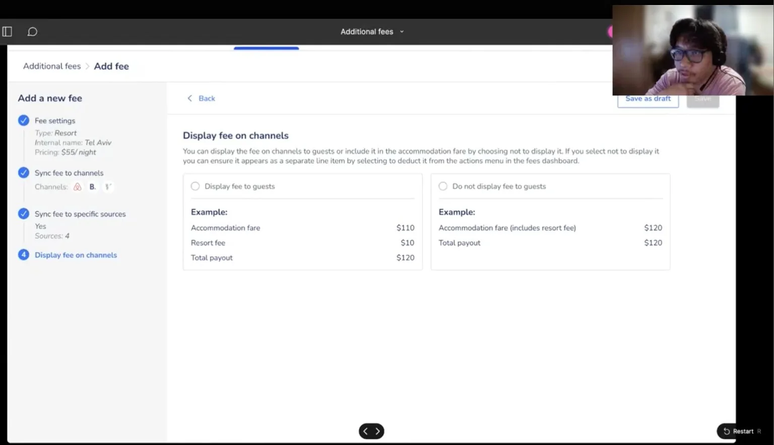 Interview with screen share