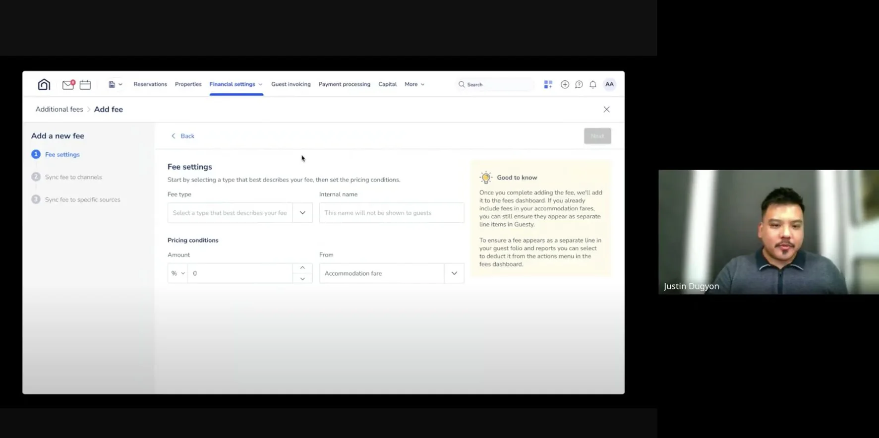 Interview with screen share