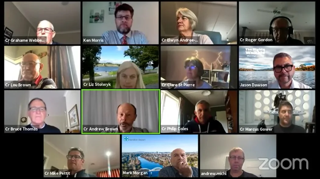 Video call with the Tevel team
